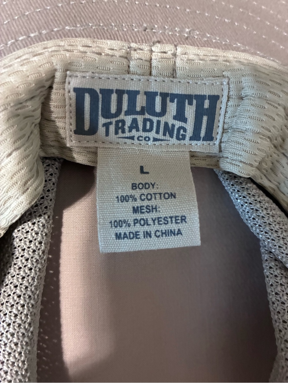 Duluth Men’s Crusher Sun Hat Dark Khaki Size Large New - Picture 4 of 8